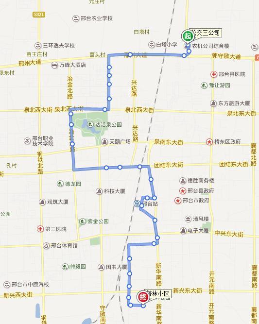 邢台市最新111路公交车路线详解及站点介绍